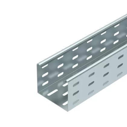   OBO 6057101 MKS 810 FS Kábeltálca Mks perforált, összekötővel 85x100x3000mm szalaghorganyzott acél
