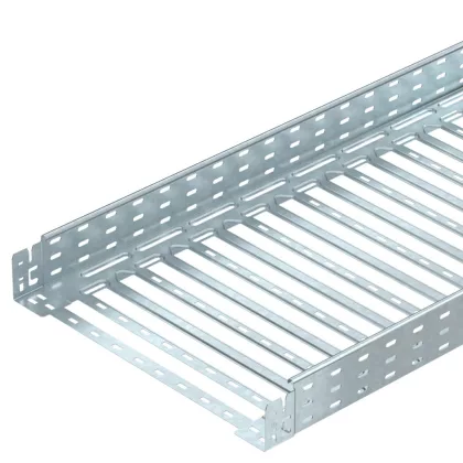   OBO 6059107 MKSM 850 FT Mksm Kábeltálca gyorsösszekötővel, perforált 85x500x3050mm merítetten tűzihorganyzott acél