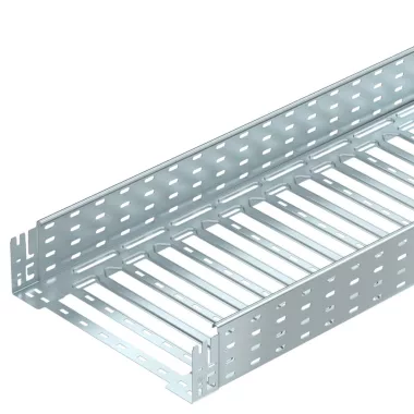 OBO 6059164 MKSM 140 FS Mksm Kábeltálca gyorsösszekötővel, perforált 110x400x3050mm szalaghorganyzott acél