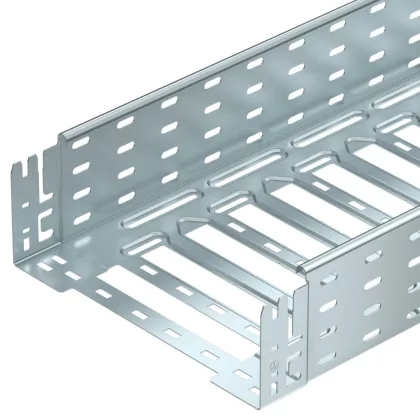   OBO 6059639 SKSM 140 FT Sksm Kábeltálca gyorsösszekötővel, perforált 110x400x3050mm merítetten tűzihorganyzott acél