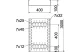OBO 6062006 BKRS 1040 FS Kábeltálca Bkrs járható kivitel 100x400x3000mm szalaghorganyzott acél