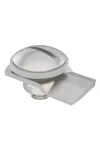 OBO 6065317 AZDR 100 VA4301 Forgóretesz BKK-hoz és AZ-hez, egyoldalas 100mm rozsdamentes a