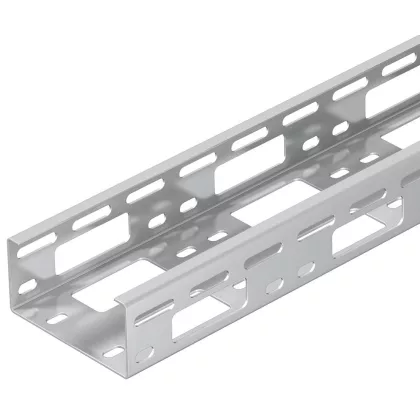 OBO 6075304 AZK 100 VA4301 Az-Szerelőcsatorna perforált 50x100x3000mm rozsdamentes acél