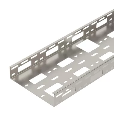 OBO 6075355 AZK 200 VA4301 Az-Szerelőcsatorna perforált 50x200x3000mm rozsdamentes acél