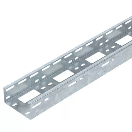 OBO 6076246 AZK A 100 FT Az-Szerelőcsatorna speciális perforálás 50x100x3000mm merítetten 