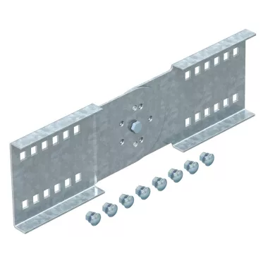 OBO 6091334 WRGV 110 FT Csuklós Összekötő 110-es nagyfesztávú rendszerhez 110x380mm merítetten tűzihorganyzott acél