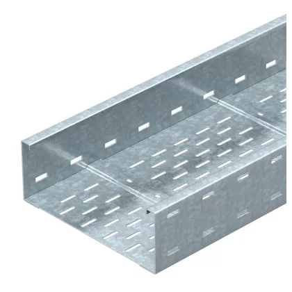 OBO 6098153 WKSG 150 FT Nagyfesztávú Kábeltálca perforált, fenékbordával 110x500x6000mm merítetten tűzihorganyzott acél OBO 6098153 WKSG 150 FT Nagyfesztávú Kábeltálca perforált, fenékbordával 110x500x6000mm merítetten tűzihorganyzott acél
