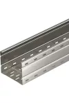 OBO 6098577 WKSG 165 VA 4301 Nagyfesztávú Kábeltálca perforált, fenékbordával 160x500x6000mm rozsdamentes acél