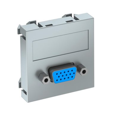 OBO 6104616 MTG-VGA S AL1 Modul 45 Vga Csatlakozó Aljzat Hüvely csavaros rögzítéssel 45x45