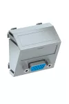 OBO 6104628 MTS-VGA S AL1 Modul 45 Vga Csatlakozó Aljzat Hüvely csavaros rögzítéssel 45x45mm festett alumínium polikarbonát