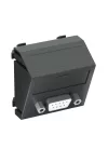 OBO 6104649 MTS-DB9 S SWGR1 Modul 45 D-Sub9 Csatlakozó Aljzat Hüvely csavaros rögzítéssel 45x45mm szürkésfekete polikarbonát