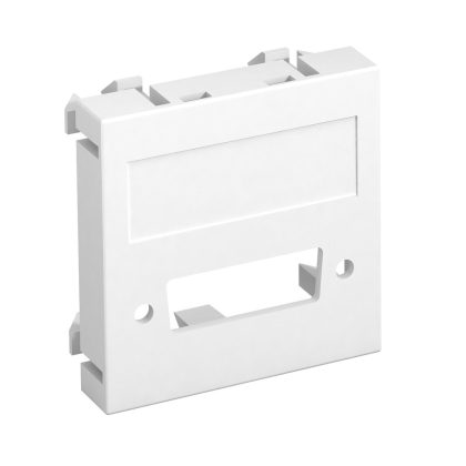   OBO 6104778 MTG-DV O RW1 Modul 45 Dvi Csatlakozó Aljzat csatlakozó hüvely nélkül 45x45mm hófehér polikarbonát