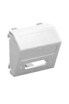 OBO 6104790 MTS-DV O RW1 Modul 45 Dvi Csatlakozó Aljzat csatlakozó hüvely nélkül 45x45mm hófehér polikarbonát