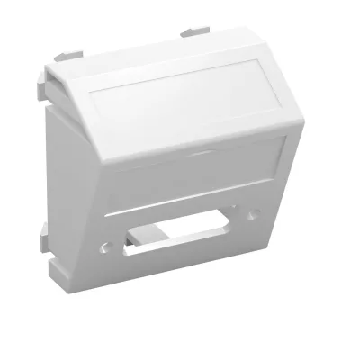OBO 6104790 MTS-DV O RW1 Modul 45 Dvi Csatlakozó Aljzat csatlakozó hüvely nélkül 45x45mm hófehér polikarbonát