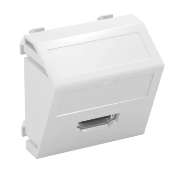 OBO 6104814 MTS-HD S RW1 Modul 45 Hdmi Csatlakozó Aljzat Hüvely csavaros rögzítéssel 45x45