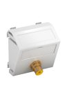 OBO 6105006 MTS-R F RW1 Modul 45 Rca Csatlakozóaljzat egyes hüvely-hüvely 45x45mm hófehér polikarbonát