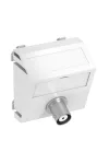 OBO 6105030 MTS-BC F RW1 Modul 45 Bnc Csatlakozóaljzat egyes hüvely-hüvely 45x45mm hófehér polikarbonát