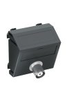 OBO 6105033 MTS-BC F SWGR1 Modul 45 Bnc Csatlakozóaljzat egyes hüvely-hüvely 45x45mm szürkésfekete polikarbonát