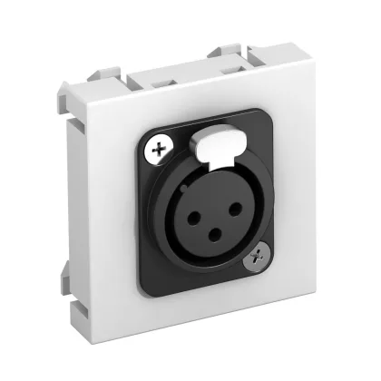 OBO 6105210 MTG-X3F L RW1 Modul 45 3 Pólusú Xlr Csatlakozó Aljzat hüvely egyenes csatlakoz