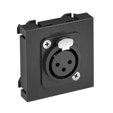 OBO 6105213 MTG-X3F L SWGR1 Modul 45 3 Pólusú Xlr Csatlakozó Aljzat hüvely egyenes csatlak