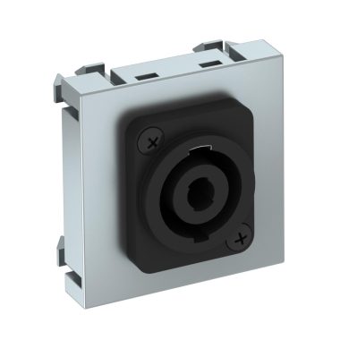 OBO 6105274 MTG-SON S AL1 Modul 45 Mikrofoncsatlakozó csavaros csatlakozóhüvellyel 45x45mm