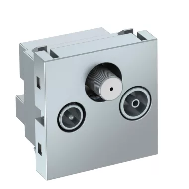 OBO 6105286 ANT-3SD AL1 Antenna Csatlakozó egyedi kivezetés, Radio - TV - SAT 45x45mm fest