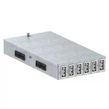 OBO 6108016 UVS-6S6W2SA Padló Alatti Elosztó csatlakozóval 160x300x48mm
