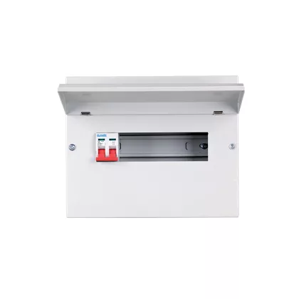 ELMARK fém elosztószekrény 100A-s fkapcsolóval, 8 modul, 303x257x110mm, 240V