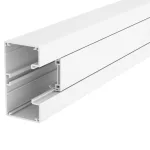   OBO 6112400 GA-53100RW Parapet Csatorna Rapid 45-2 egyrekeszes, alumínium 53x100x2000mm hófehér alumínium