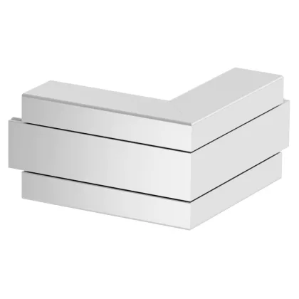 OBO 6112423 GA-AS53100EL Külső Sarok , nem állítható 190x190x100mm eloxált alumínium