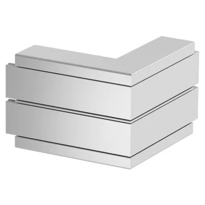 OBO 6112513 GA-AS53130EL Külső Sarok , nem állítható 190x190x130mm eloxált alumínium