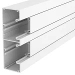 OBO 6112600 GA-53165RW Parapet Csatorna Rapid 45-2 kétrekeszes, 53x165x2000mm hófehér alum