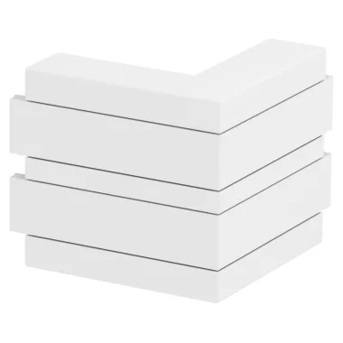 OBO 6112610 GA-AS53165RW Külső Sarok , nem állítható 190x190x165mm hófehér alumínium