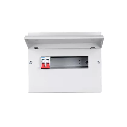 ELMARK fém elosztószekrény 100A-s fkapcsolóval, 12 modul, 375x257x110mm, 240V