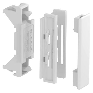 OBO 6113030 GK-OTSA45RW Takaró Fedlap Rapid 45-2 fedélhez 48x20x20mm hófehér Polikarbonát/Akrilnitril-butadién-sztirol