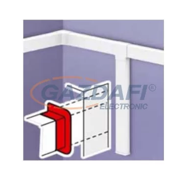 LEGRAND 611309 DLP Klíma Falátvez 90° 100x60-hoz LEGRAND 611309 DLP Klíma Falátvez 90° 100x60-hoz