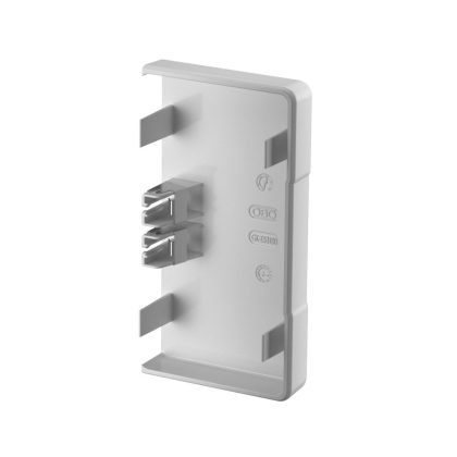   OBO 6113112 GK-E53100LGR Univerzális Véglelem Rapid 45-2 100 106x56x22mm világosszürke Polikarbonát/Akrilnitril-butadién-sztirol