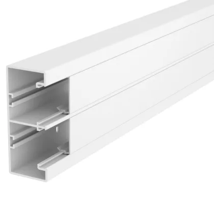   OBO 6113200 GK-53130RW Parapet Csatorna Rapid 45-2 kétrekeszes 53x130x2000mm hófehér Polikarbonát/Akrilnitril-butadién-sztirol
