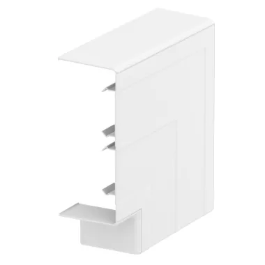 OBO 6113270 GK-FH53130RW Lapos Sarokelem fedélelem 172x172x56mm hófehér Polikarbonát/Akril