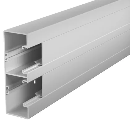 OBO 6113402 GK-53165LGR Parapet Csatorna Rapid 45-2 kétrekeszes 53x165x2000mm világosszürk
