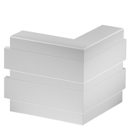   OBO 6113412 GK-AS53165LGR Külső Sarok nem állítható 190x190x165mm világosszürke Polikarbonát/Akrilnitril-butadién-sztirol