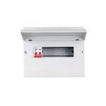 ELMARK fém elosztószekrény 100A-s fkapcsolóval, 16 modul, 447x257x110mm, 240V