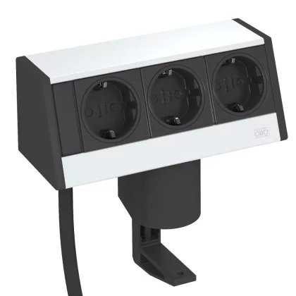 OBO 6116936 DB-1B3 D3S Deskbox Kábellel rögzítővel eloxált alumínium OBO 6116936 DB-1B3 D3S Deskbox Kábellel rögzítővel eloxált alumínium