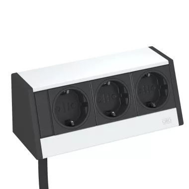 OBO 6116939 DB-0B3 D3S Deskbox Kábellel rögzítő nélkül eloxált alumínium