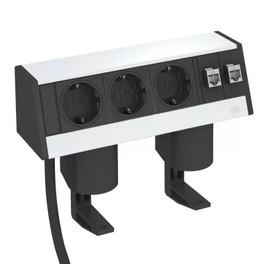 OBO 6116942 DB-1B3 D3S2K Deskbox Kábellel rögzítővel eloxált alumínium OBO 6116942 DB-1B3 D3S2K Deskbox Kábellel rögzítővel eloxált alumínium