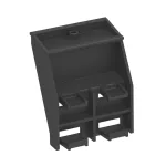 OBO 6116991 DBZ-FLKB Flexkanal Rögzítő Deskbox-hoz fekete