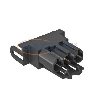 OBO 6117192 STA-SKS S1 SW Csatlakozódugó-Adapter SKS/S dugaszolóaljzathoz fekete poliamid