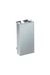 OBO 6117416 ADP-B AL0.5 Vakfedél 1/2 Modul 45x22,5mm festett alumínium