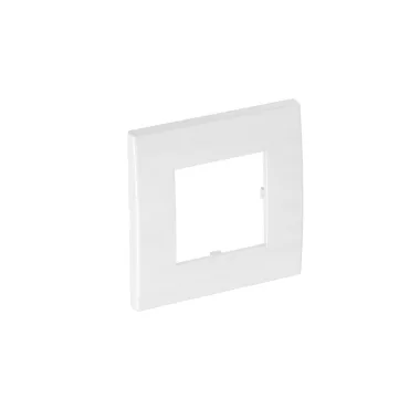 OBO 6119322 AR45-F1 RW Takarókeret Modul 45, 1-részes 84x84mm hófehér polikarbonát
