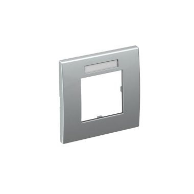 OBO 6119336 AR45-BF1 AL Takarókeret Modul 45, 1-részes 84x84mm festett alumínium polikarbonát